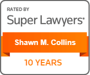 Shawn M. Collins Super Lawyers 10 Yearse Badge